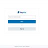 paypal scam page